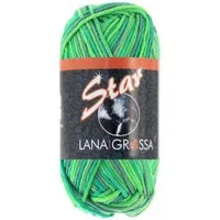 LANA GROSSA Star Print Häkelwolle, 90 m