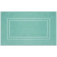 Lavea Badematte Bali Badvorleger Duschvorleger 50x80cm, Badteppich, Höhe 20 mm, Walkfrottee, mit Bordüre, plegeleicht, beidseitig nutzbar, strapazierfähig, Bio-Baumwolle, rechteckig, 1-tlg., Handtuch 850 g/m² Frottierqualität, saugstark, GOTS-zertifi