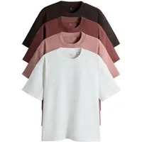 The Set T-Shirt The Set Oversize-T-Shirts, 4er-Pack (4-tlg)
