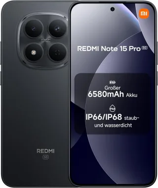 Xiaomi Redmi Note 15 Pro 5G 12/512GB [Dual-Sim] schwarz
