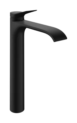 Hansgrohe Waschtischmischer 250 CoolSt.Vivenis ohne Ablaufgarnitur Highriser mattschwarz, 75045670 75045670