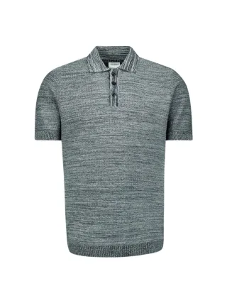 No Excess - Kurzärmeliges Poloshirt blau - Gr. - XXL