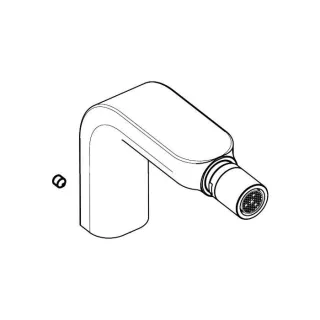 hansgrohe Metropol S Auslauf komplett 3-Loch 97506880 Bidetarmatur edelmatt