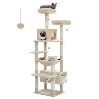 Pawz Road Großer Katzenbaum 184 cm beige