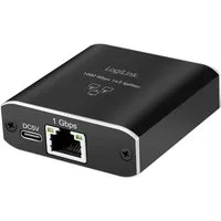 LogiLink Gigabit-Ethernet-Splitter 1 auf 2, 1000 Mbit/s, NS0011 Netzwerk-Switch