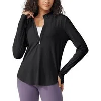 G4Free Trainingsshirt Damen Langarmshirt UPF 50+ Sonnenschutz UPF 50+, Feuchtigkeitsableitend und Schnelltrocknend, Atmungsaktiv