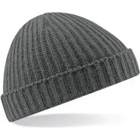Beechfield® Strickmütze Fischermütze Herren Trawler Beanie Kurze Seemannsmütze Kurz Fischerman