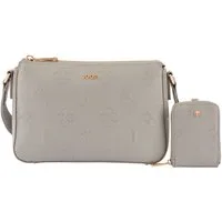 JOOP! Umhängetasche decoro edition jasmina shoulderbag shz (Set, Abnehmbares RV-Täschchen), Damen Schultertasche mit Logo-Emblem