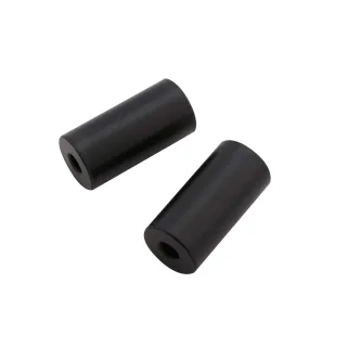 1 Paar Highsider D17 Lenkeradapter für diverse Honda Originallenker, Aluminium, schwarz