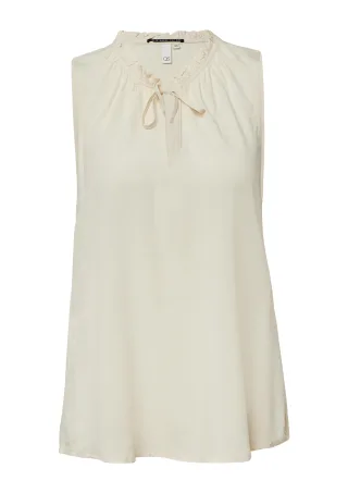 qs - Bluse beige - Gr. - 42