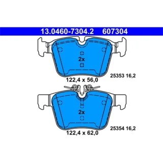 ATE Bremsbel?ge hinten Mercedes C-Klasse W205 13.0460-7304.2