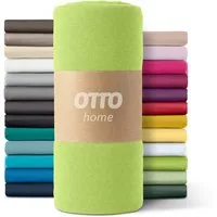 OTTO home Spannbettlaken PAPRIKA, Microfaser-Jersey, Gummizug: rundum, (1 Stück), Bettlaken Laken in zwei Qualitäten: Fleece & Jersey, schnelltrocknend