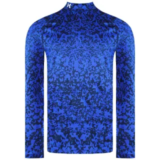 Under Armour Storm Langhülle Blue Herren Aop Golf Mock Baselayer 1366273 400