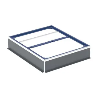 Geberit Duofix Installationsrahmen 551522001 100 x 120 cm, für Duschfläche 110-140cm, für 7 Füße