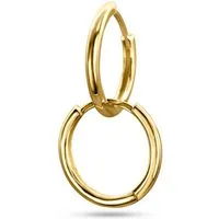 Antares Gold Paar Creolen aus 585 Gelbgold 14K, 10, 13, 15 mm oder als Set Goldohrringe