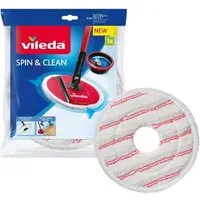 Vileda Wischmopp Ersatzbezug Spin & Clean Vileda 161822, (Packung)