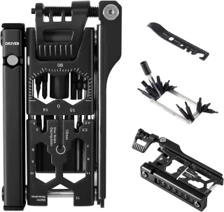 IPRee 38 In 1 Bicycle Repair Tool Set Bike Spoke Wrench Bicycle Screwdriver Set Detachable Bike Repair Screwdriver Bit K