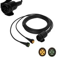 Aspöck Anhänger Aspöck - Anhängerkabel 4m - 13-polig Stecker + 10 Kabelschellen