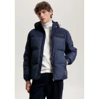 Tommy Hilfiger Steppjacke NEW YORK HOODED JACKET hochgeschlossene Winterjacke, wasserabweisend, verstellbare Ärmel