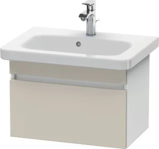 Duravit DuraStyle Waschtischunterbau wandhängend Taupe & Weiß Matt 580x368x398 mm - DS637909118 DS637909118