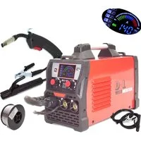 Apex Schutzgasschweißgerät 5in1 Schweißgerät 140A Mig/Mag Wig E-Hand Fülldrahtschweißen 13957, 1-tlg.