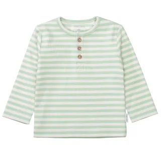 STACCATO - Kn.-Shirt soft green str. - Gr. - 74
