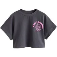 Next T-Shirt Kastiges T-Shirt mit Grafik (1-tlg)