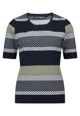 Betty Barclay - Rundhals-Shirt blau - Gr. - 40
