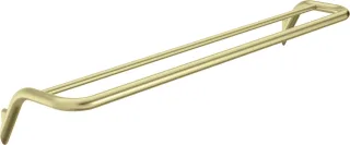 Neuesbad Serie 600 Doppel-Handtuchhalter 615mm, Oberfläche: gold gebürstet NB1ADI_R6311