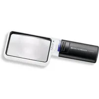 Eschenbach Optik Leuchtlupe mobilux LED, ideal für Senioren, 3-tlg., Handlupe mit echter 3x-Vergrößerung und drei Farbfiltern
