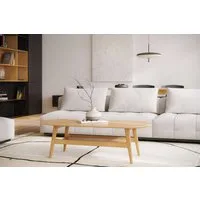 Woodman Couchtisch Curved, Scandi Design, Breite 130 cm, FSC®-zertifiziert
