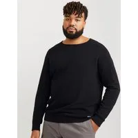 Jack & Jones PlusSize Rundhalspullover JJEHILL KNIT CREW NECK NOOS PLS mit Rundhalsausschnitt