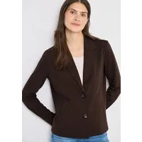CECIL Sweatblazer mit Knopfverschluss und Viskose
