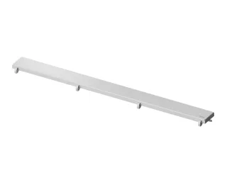 Tece drainline Designrost "steel" Edelstahl weiß matt beschichtet für Duschrinne, 1500 mm, 601586 601586