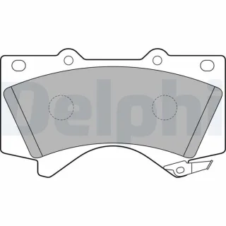 Delphi Bremsbel?ge vorne Toyota Land Cruiser Tundra