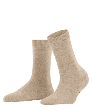 FALKE - FALKE Cosy Wool Damen beige mel. - Gr. - 36.5