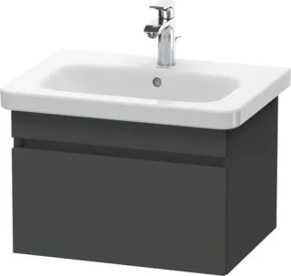 Duravit DuraStyle Waschtischunterbau wandhängend Graphit Matt 580x448x398 mm - DS638004949 DS638004949