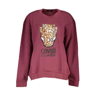 Leopardenmuster Rundhals Sweatshirt