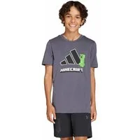 adidas Performance T-Shirt Minecraft grau Jungen
