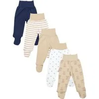 TupTam Schlupfhose TupTam Baby Unisex Hose mit Fuß Bunte 5er Pack