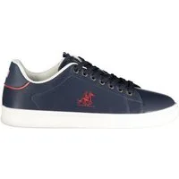 U.S. Polo Sneaker Sportlicher Herren-Sneaker: Blau mit Roten
