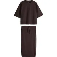 The Set Shirt & Rock The Set Rock + T-Shirt, schwerer Stoff, 2er-Pack (2-tlg)