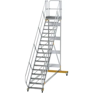 Munk Plattformtreppe 45° fahrbar Stufenbreite 800 mm - 600798
