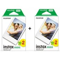 FUJIFILM Sofortbildfilm 2x Fuji Instax Mini Film Doppelpack, (40-St)