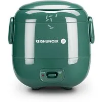 Reishunger Reiskocher Mini Reiskocher, salbeigrün, 0,3 L - 1-2 Portionen, 120 W, Handliche Größe für kleine Haushalte und unterwegs