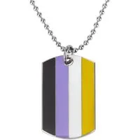 Ware aus aller Welt Kette mit Anhänger LGBTQ Halskette Regenbogen Lesbian Gay Bisexual Transgender CSD Pride (1-tlg)