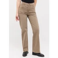 ANGELS Stretch-Jeans weite Passform, aus Baumwollmischung, mit Metallreißverschluss