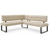 Home affaire Eckbank Mia Küchenbank, Polsterbank, Esszimmerbank, 207x167 cm, Moderne Bank und Farben, Sitzplatzanzahl: 5, Frei in Raum stellbar