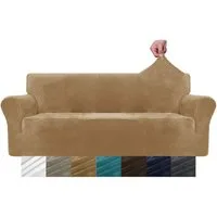 Coonoor Sofahusse 1/2/3/4 Sitzer Sofabezug, Modern Sofaüberwurf Elastische Couchbezug, waschbarer, mit Armlehne, Protector für Hunde Haustiere