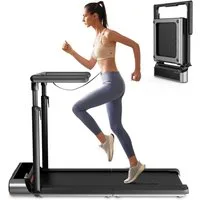 Kingsmith Laufband WalkingPad R3 Hybrid+ Klappbares Laufband, App Steuerung,Doppelfalttechnik,Manueller&automatischer Modus,1-12km/h